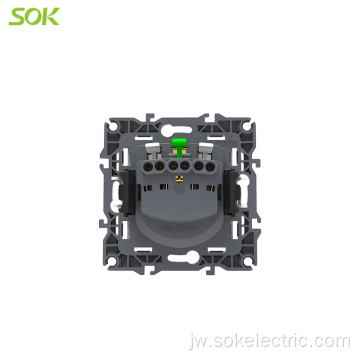 13A Single Universal Stopkontak-Screwless Terminal